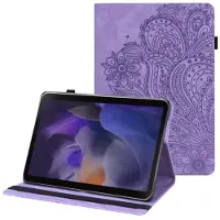 SKALO Samsung Tab A8 10.5 (2021/2022) Mandala Suojakotelo - Violetti
