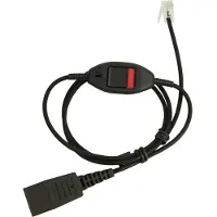 Jabra QD MUTE CABLE STRAIGHT 0,8 M, QD TO MOD 4/4 (8800-01-20)