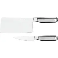 Fiskars All Steel Cleaver knife set -vihannesveitsi ja kiinalainen kokinveitsi
