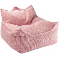 WigiWama Beanbag Chair Corduroy - Pink - 80X 70X 50CM