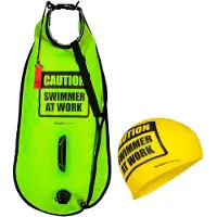 Buddyswim Caution Swimmer At Work Poiju 28l