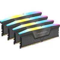Corsair 64GB (4 x 16GB) Vengeance RGB, DDR5 5600MHz, CL36, 1.25V, harmaa