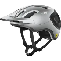 POC Axion Race Mips Uranium Black/Argentite Silver Matt Pyöräilykypärät M