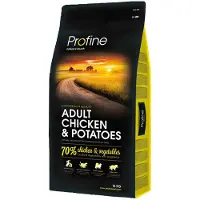 Profine Dog Dry Food Adult Chicken & Potatoes Black 15 kg