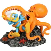 Diverse Diving Smurf With Octopus Kuvio
