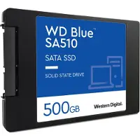 Western Digital WD Blue SSD-levy kovaan käyttöön, 500 Gt, 2,5", 7 mm, SATA