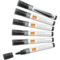 Nobo Liquid Ink - marker - black (pack of 12)