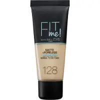 Maybelline Fit Me Matte + Poreless Foundation, 128 Warm Nude