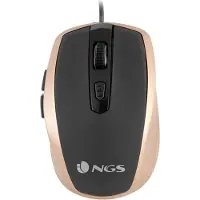 NGS Tick Gold USB optinen hiiri - Kulta & musta