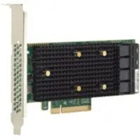 Broadcom 9400-16i, PCIe, SAS, SATA, Matala profiili, musta, Vihreä, Metallinen, 4500000 h, 11,95 W (05-50008-00)