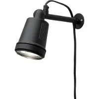 Konstsmide 7440-000 Amalfi musta puutarhaspotti 12V