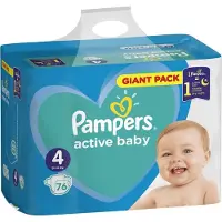 Pampers Vaipat PAMPERS Active Baby, koko 4, 9 14 kg, 76 kpl