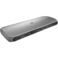 Corsair TBT100, Thunderbolt 3, Ruostumaton teräs, SD, 3.5mm, HDMI, RJ-45, Thunderbolt 3, USB 3.2 Gen 1 (3.1 Gen 1) Type-A, USB 3.2 Gen 2 (3.1 Gen 2).. (CU-9000001-EU)