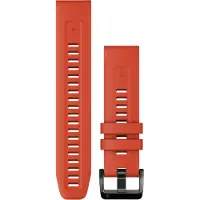 Garmin QUICKFIT 22MM KELLONHIHNAT, KIRKKAANPUNAINEN, METALLIOSAT MUSTAA RUOSTUMATONTA TERÄSTÄ (010-12901-02)