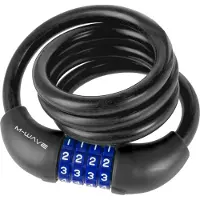 M-Wave Ds 12.10 S Cable Lock Musta 12 x 1000 mm
