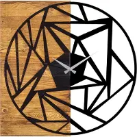 Opviq Seinäkello Wooden Clock 36