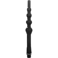 All Black Silicone Anal Douche SA04