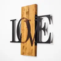 Wallxpert Ripustettava dekoracija Love 73 cm