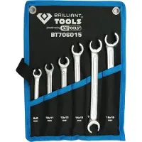 BRILLIANT TOOLS Kaksois-kiintoavainsarja BT706015