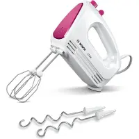Bosch CleverMixx MFQ2210P 375 W -sähkövatkain, vaaleanpunainen, valkoinen