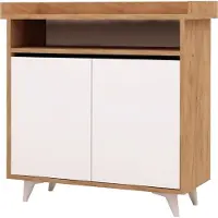 Homitis Kenkäkaappi Kalune DesignSpringa, ruskea/valkoinen