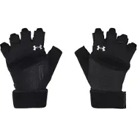 Under Armour Naisten Painonnostohanska (001) Musta/Musta/Hopea Pieni