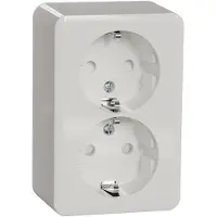 Schneider ELECTRIC EXXACT PINTA 2-OSAINEN PISTORASIA IP21 JOUSILIITOS VALKOINEN (WDE015596)