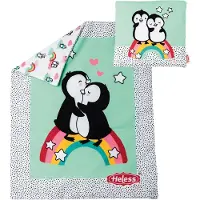 Heless Penguin Doll Blanket with Pillow