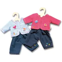 Heless Jacket with Jeans Blue/pink 28-35 cm - Assorted