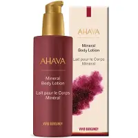 Ahava Vivid Burgundy kosteuttava vartalomaito sisältää Kuolleenmeren kivennäisaineita 250 ml