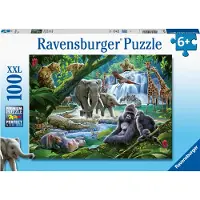 Ravensburger Jungle Families XXL, 100 kpl, Eläimet, 6 vuosi/vuosia