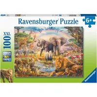 Ravensburger Puzzle 100 Pzas Xxl Sabana African Monivärinen