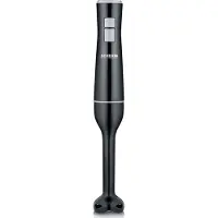 Severin SM 3770 black-gray hand blender, 170 W, with Turbo button and removable whisk tip, 13,000 rpm