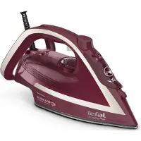 Tefal Ultimate Pure FV6820 Höyrysilitysrauta 2800 W punainen, hopea