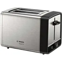 Bosch TAT5P420, 2 viipale(i)ta, Musta, Ruostumaton teräs, Ruostumaton teräs, 970 W, 220-240 V, 300 mm