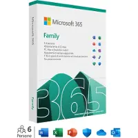 Microsoft 365 Perhe -tilaus | 6 käyttäjää | vuositilaus | aina laillinen | aina uusimmat versiot
