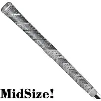 Golf pride Multi Compound Cord MCC Plus4 Mid Size Golf Grip Charcoal - monikomponenttinen golfkahva