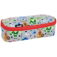 Milan Oval Pencil Case Vikings Special Series Harmaa Mies