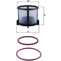MAHLE ORIGINAL Polttoainesuodatin KX 72D2