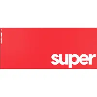 Pulsar Lasinen Hiirimatto - Supersize - XXL - Punainen