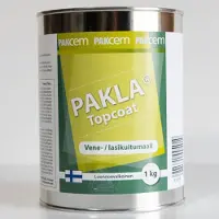 Lakkapää Lasikuitumaali Topcoat Luonnonvalkea 1kg (S) Venemaali, Ilman Kovetetta