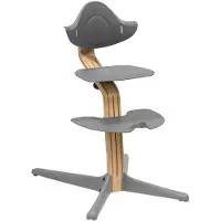 Stokke Nomi tuoli (tammi) Grey/Oak Natural