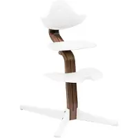 Stokke Nomi tuoli (pähkinä) White/Walnut