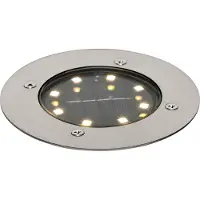 QAZQA Moderni maapohja-spoti teräs sis. LED IP65 aurinkoenergia - Terry