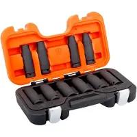 Bahco pitkät iskuhylsyt DD/S10, 1/2", 10–19 mm, 10 osaa