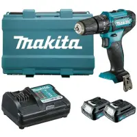 Makita Iskupora / ruuvinväännin HP333DWAE; 12 V; 2x2,0 Ah akku
