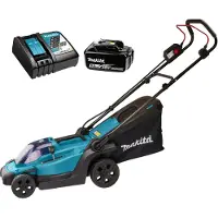 Makita Akkukäyttöinen ruohonleikkuri DLM330RT; 18 V; 1x5,0 Ah akku