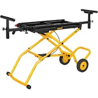 DeWalt Yhteensopiva liikkuva jalusta - - DE7260XJ - Soveltuu kaikkiin sahatyyppeihin - Tuki jopa 2.4 m - Ilmakompressoitu