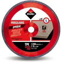 Rubi Timanttilevy märkäleikkaukseen TPI 200 SUPERPRO; 200 mm