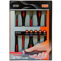 Bahco Ruuvimeisselisetti BE-9882S; 1000 V; 5 kpl.